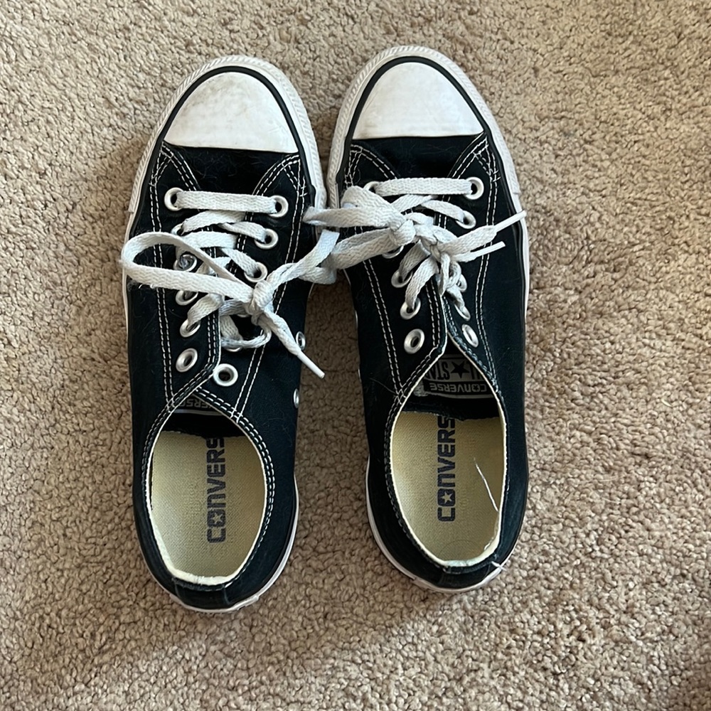 Black Converse Low Tops